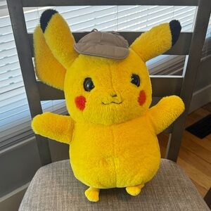 Pokémon Detective Pikachu Plush 13”